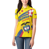 Colombia 2024 Football Champions Women Polo Shirt Todos Somos Colombia - Wonder Print Shop