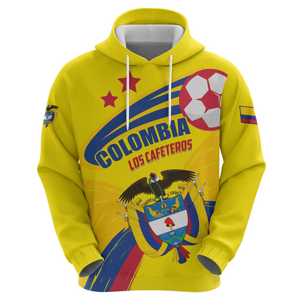 Colombia 2024 Football Champions Zip Hoodie Todos Somos Colombia - Wonder Print Shop