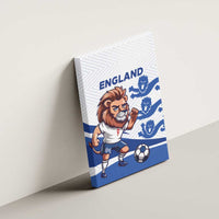 England 2024 Football Canvas Wall Art Three Lions Go Champions - Wonder Print Shop