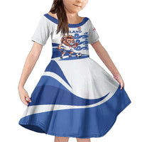 England 2024 Football Family Matching Mermaid Dress and Hawaiian Shirt Three Lions Go Champions - Wonder Print Shop