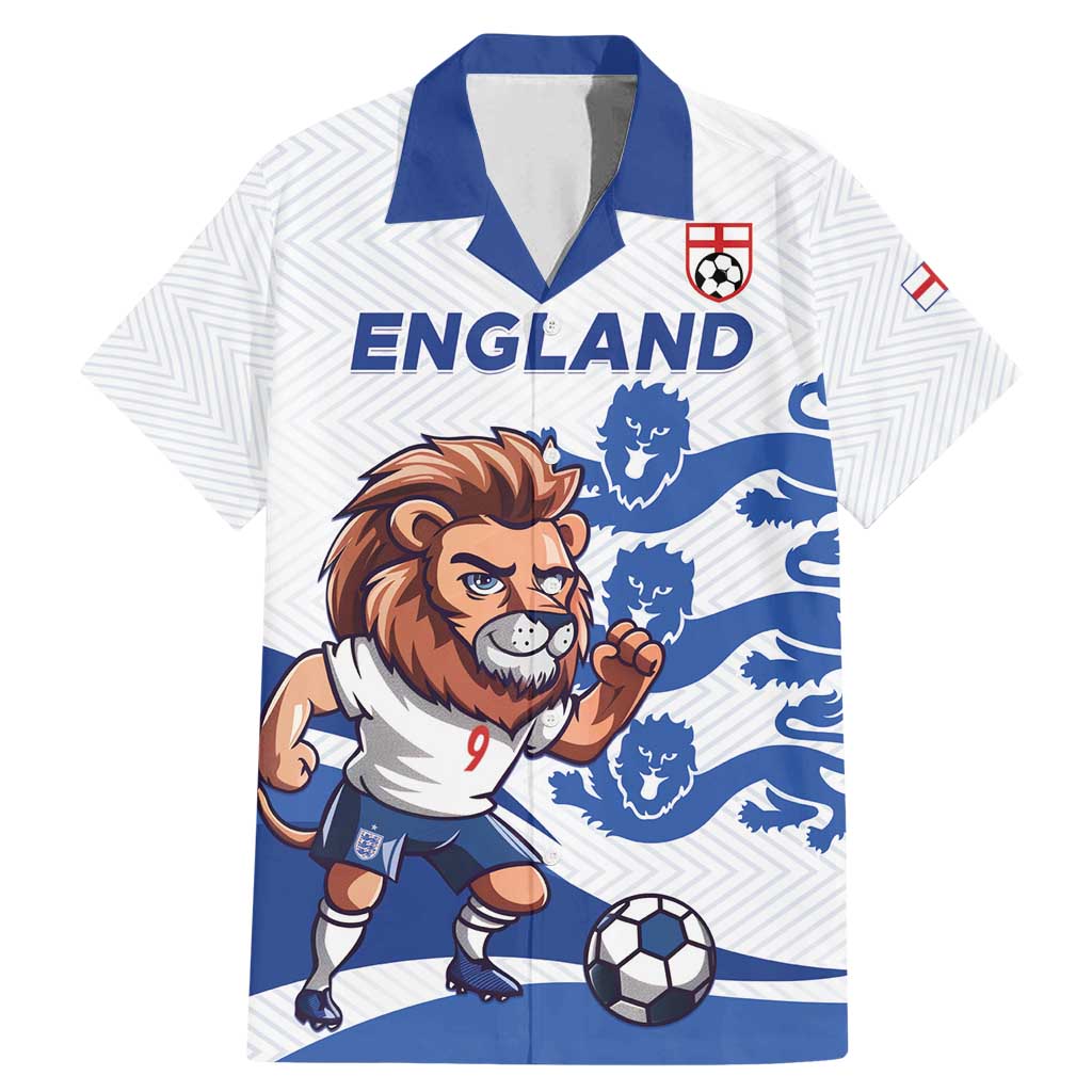 England 2024 Football Family Matching Mermaid Dress and Hawaiian Shirt Three Lions Go Champions - Wonder Print Shop