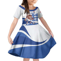 England 2024 Football Family Matching Puletasi and Hawaiian Shirt Three Lions Go Champions - Wonder Print Shop