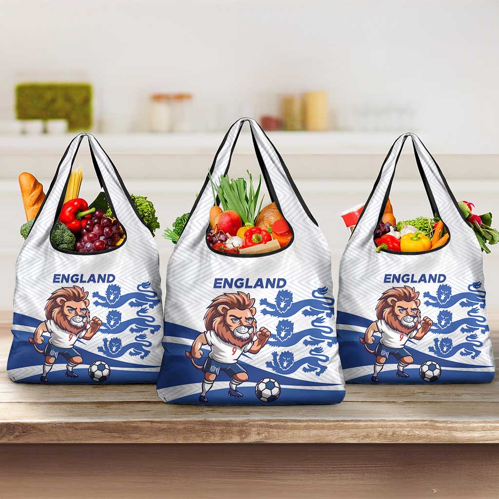 England 2024 Football Grocery Bag Three Lions Go Champions