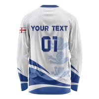 England 2024 Football Long Sleeve Shirt Three Lions Go Champions - Wonder Print Shop