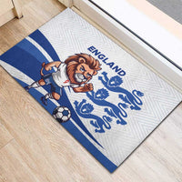 England 2024 Football Rubber Doormat Three Lions Go Champions - Wonder Print Shop