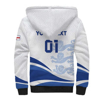 England 2024 Football Sherpa Hoodie Three Lions Go Champions - Wonder Print Shop