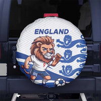 England 2024 Football Spare Tire Cover Three Lions Go Champions - Wonder Print Shop