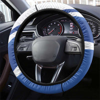 England 2024 Football Steering Wheel Cover Three Lions Go Champions - Wonder Print Shop