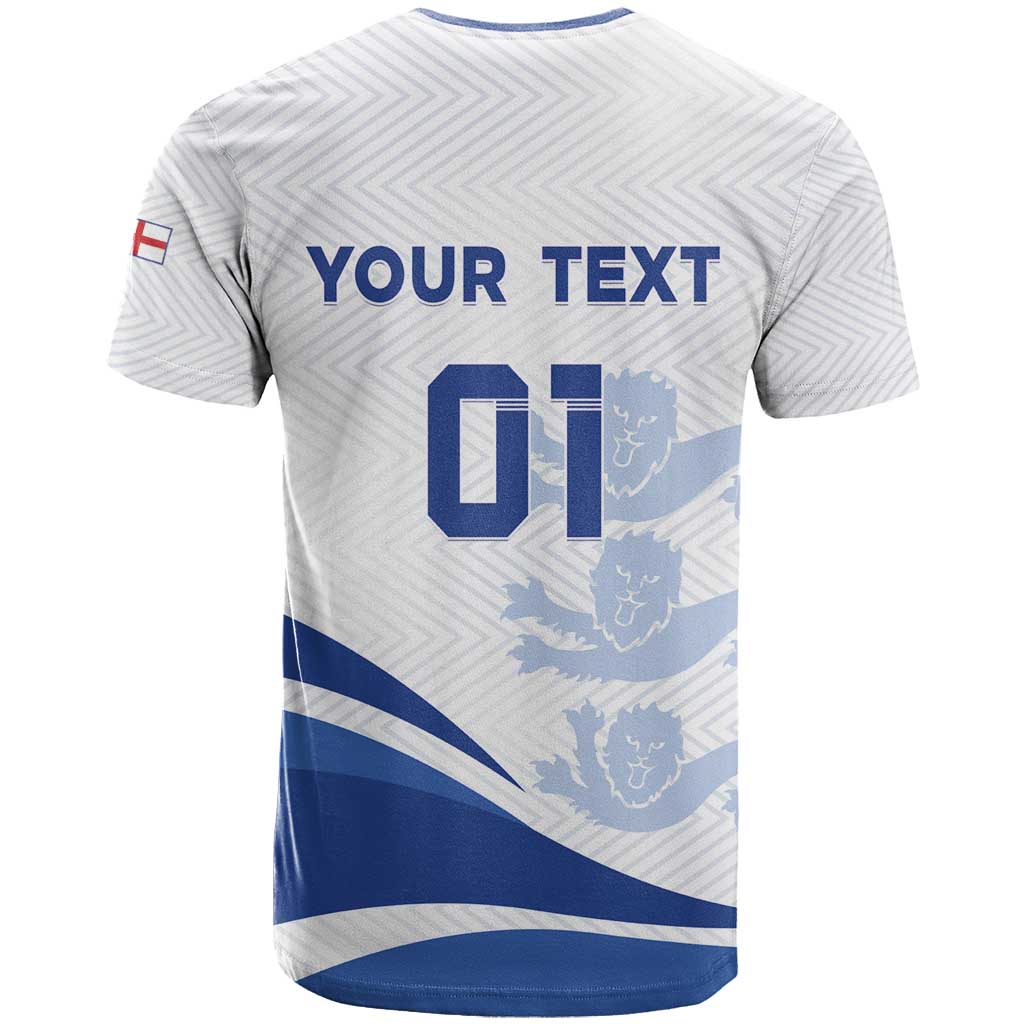 England 2024 Football T Shirt Three Lions Go Champions - Wonder Print Shop