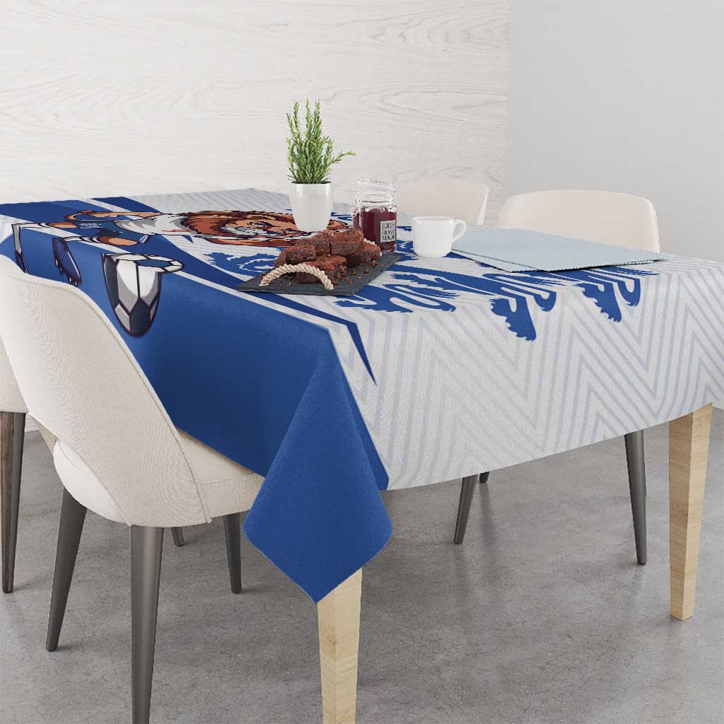 England 2024 Football Tablecloth Three Lions Go Champions - Wonder Print Shop