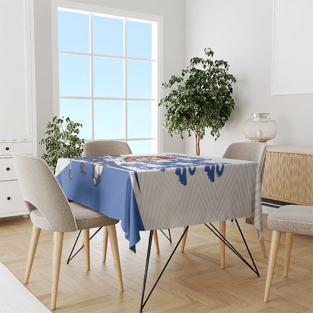 England 2024 Football Tablecloth Three Lions Go Champions - Wonder Print Shop