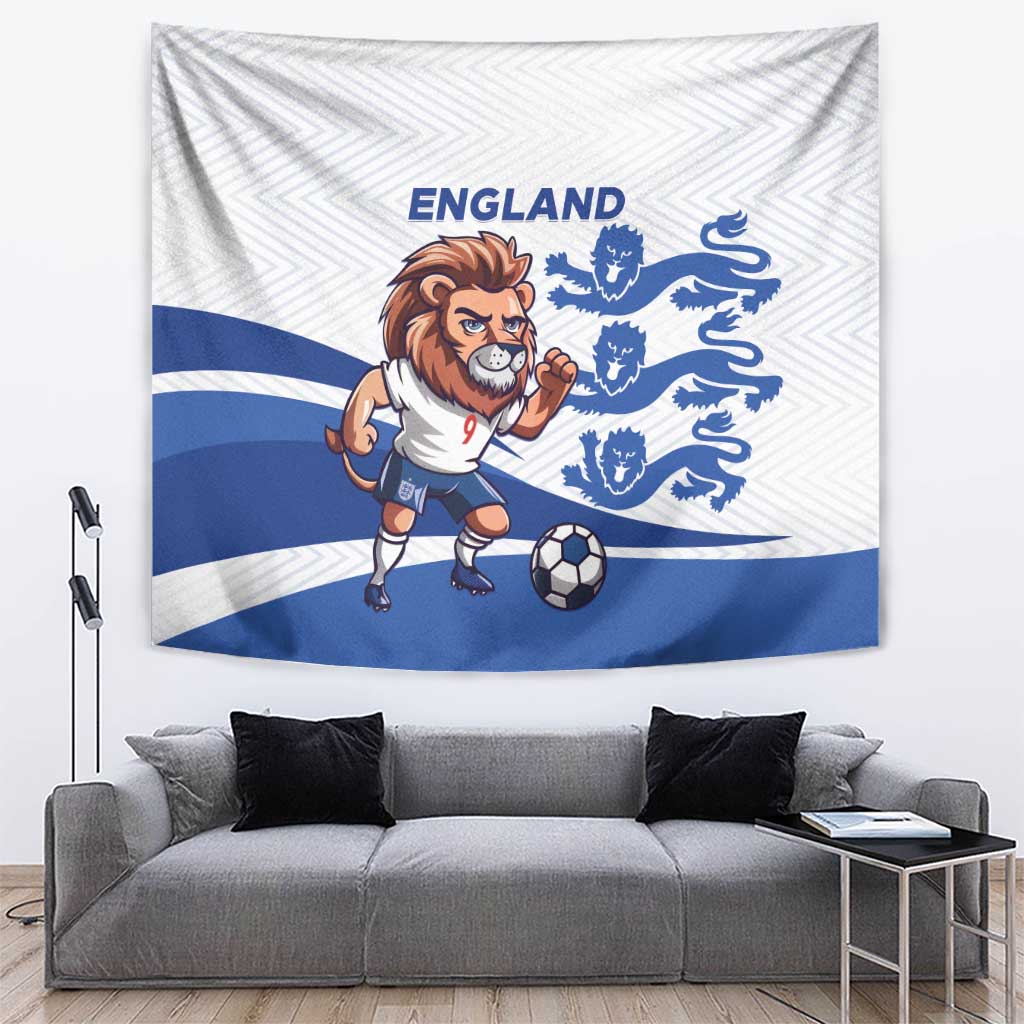 England 2024 Football Tapestry Three Lions Go Champions - Wonder Print Shop