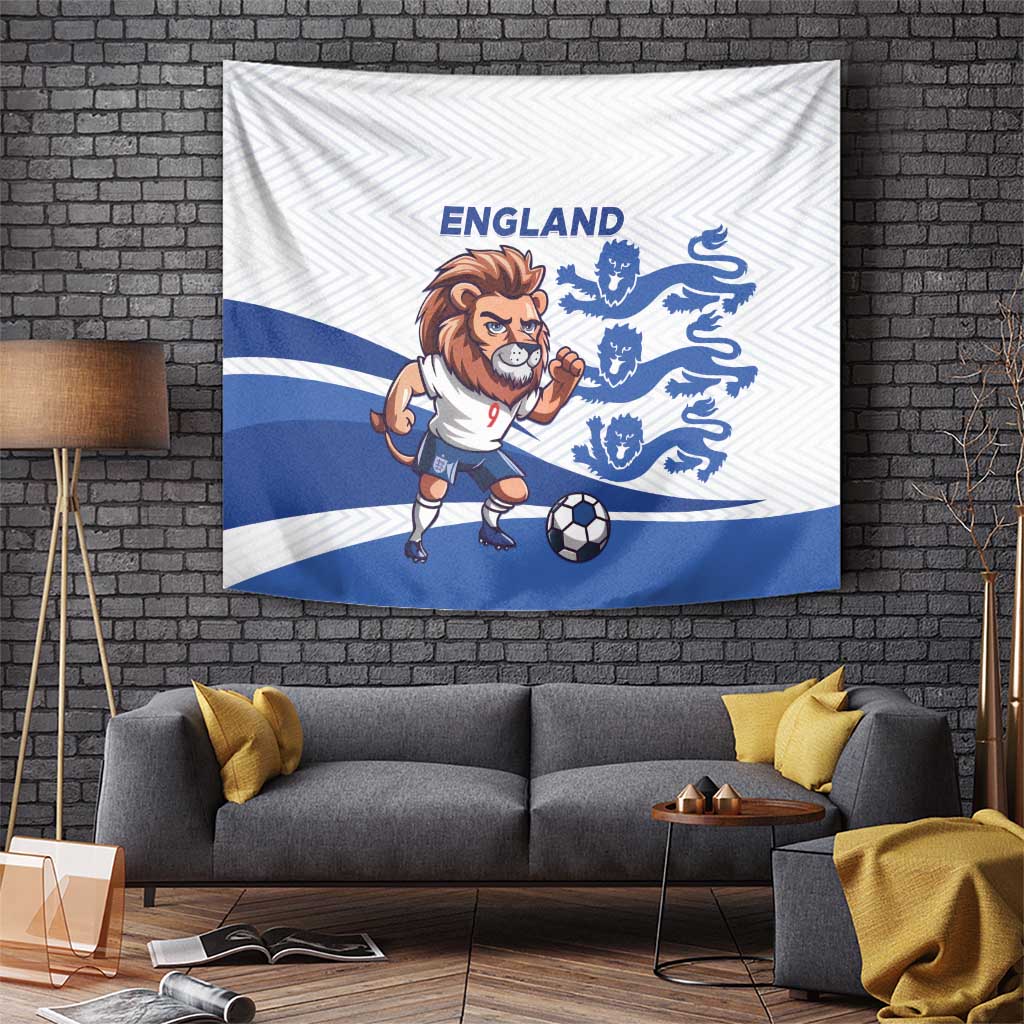 England 2024 Football Tapestry Three Lions Go Champions - Wonder Print Shop