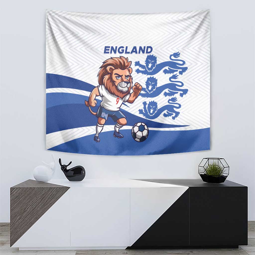 England 2024 Football Tapestry Three Lions Go Champions - Wonder Print Shop