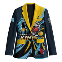 Custom Saint Lucia Cricket Blazer Go Champion St Lucia Lion Kings - Wonder Print Shop