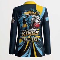 Custom Saint Lucia Cricket Blazer Go Champion St Lucia Lion Kings - Wonder Print Shop