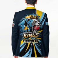 Custom Saint Lucia Cricket Blazer Go Champion St Lucia Lion Kings - Wonder Print Shop