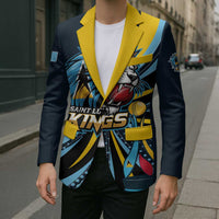 Custom Saint Lucia Cricket Blazer Go Champion St Lucia Lion Kings - Wonder Print Shop