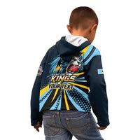 Custom Saint Lucia Cricket Kid Hoodie Go Champion St Lucia Lion Kings - Wonder Print Shop