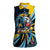 Custom Saint Lucia Cricket Women Sleeveless Polo Shirt Go Champion St Lucia Lion Kings - Wonder Print Shop