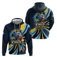Custom Saint Lucia Cricket Zip Hoodie Go Champion St Lucia Lion Kings - Wonder Print Shop