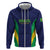 Custom Brazil Football Hoodie Canary Squad Go Champions - Wonder Print Shop