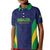 Custom Brazil Football Kid Polo Shirt Canary Squad Go Champions - Wonder Print Shop