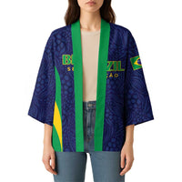 Custom Brazil Football Kimono Canary Squad Go Champions - Wonder Print Shop