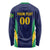 Custom Brazil Football Long Sleeve Shirt Canary Squad Go Champions - Wonder Print Shop
