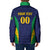 Custom Brazil Football Padded Jacket Canary Squad Go Champions - Wonder Print Shop