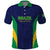Custom Brazil Football Polo Shirt Canary Squad Go Champions - Wonder Print Shop
