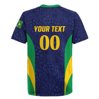 Custom Brazil Football Rugby Jersey Canary Squad Go Champions - Wonder Print Shop