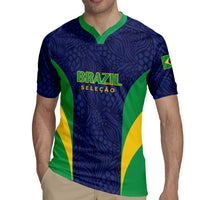 Custom Brazil Football Rugby Jersey Canary Squad Go Champions - Wonder Print Shop