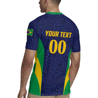 Custom Brazil Football Rugby Jersey Canary Squad Go Champions - Wonder Print Shop