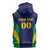 Custom Brazil Football Sleeveless Hoodie Canary Squad Go Champions - Wonder Print Shop