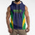Custom Brazil Football Sleeveless Zip Hoodie Canary Squad Go Champions - Wonder Print Shop