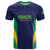 Custom Brazil Football T Shirt Canary Squad Go Champions - Wonder Print Shop