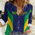 Custom Brazil Football Women Casual Shirt Canary Squad Go Champions - Wonder Print Shop