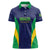 Custom Brazil Football Women Polo Shirt Canary Squad Go Champions - Wonder Print Shop