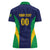 Custom Brazil Football Women Polo Shirt Canary Squad Go Champions - Wonder Print Shop