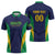 Custom Brazil Football Zipper Polo Shirt Canary Squad Go Champions - Wonder Print Shop