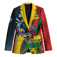 Custom Cricket Match 2025 Blazer Amazon Warriors Guyana Vs Kings St Lucia - Wonder Print Shop