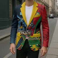 Custom Cricket Match 2025 Blazer Amazon Warriors Guyana Vs Kings St Lucia - Wonder Print Shop