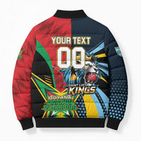 Custom Cricket Match 2025 Bomber Puffer Jacket Amazon Warriors Guyana Vs Kings St Lucia - Wonder Print Shop