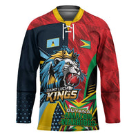 Custom Cricket Match 2025 Hockey Jersey Amazon Warriors Guyana Vs Kings St Lucia - Wonder Print Shop