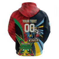 Custom Cricket Match 2025 Hoodie Amazon Warriors Guyana Vs Kings St Lucia - Wonder Print Shop