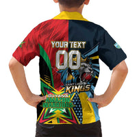 Custom Cricket Match 2025 Kid Hawaiian Shirt Amazon Warriors Guyana Vs Kings St Lucia - Wonder Print Shop