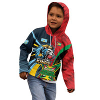 Custom Cricket Match 2025 Kid Hoodie Amazon Warriors Guyana Vs Kings St Lucia - Wonder Print Shop