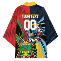 Custom Cricket Match 2025 Kimono Amazon Warriors Guyana Vs Kings St Lucia - Wonder Print Shop