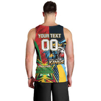Custom Cricket Match 2025 Men Tank Top Amazon Warriors Guyana Vs Kings St Lucia - Wonder Print Shop